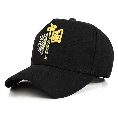 Load image into Gallery viewer, Printing Chinese  Men&#39;s Baseball Caps Totem Belief Women&#39;s Cotton Snapback Hat Outdoor Sun Protection Gorras Trucker Cap

