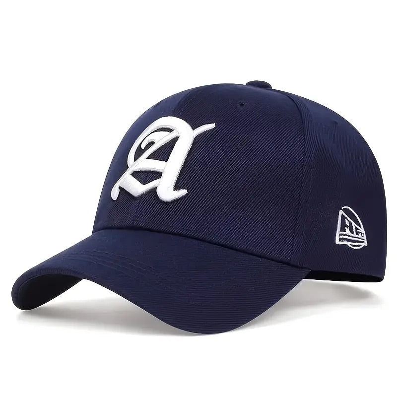 Gothic Letter A Black Cap Man Luxury Brand Outdoor Sport Baseball Caps for Men Hat Baseball Hats