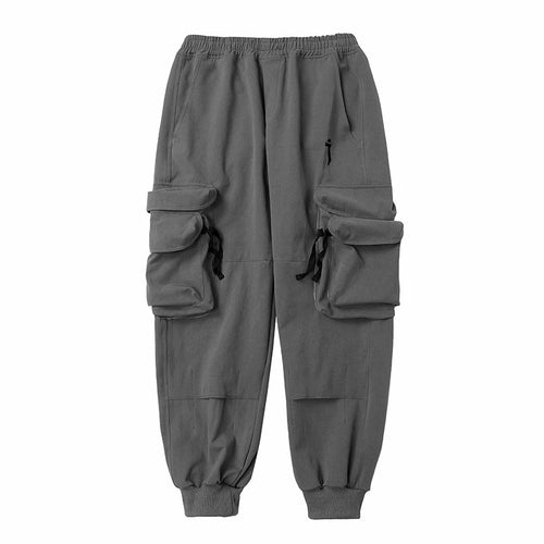 Load image into Gallery viewer, Joggers Cargo Pants Sweatpants Techwear  Hip Hop Multi-Pocket Function Loose Trousers Black Streetwear
