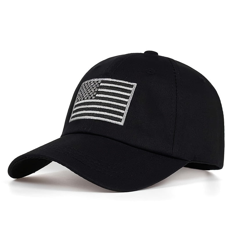 Tactical Army Military USA American Flag Unisex Mesh Embroidered Baseball Cap Men Women Hip Hop Peaked Caps Sport Outdoor Hat