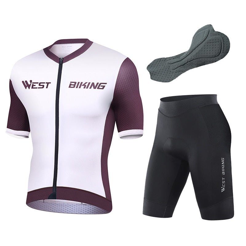 Summer Cycling Jersey Set Men Women Short Sleeve MTB Bicycle Clothing Anti-UV Pro Team Racing Uniform Sport Suit