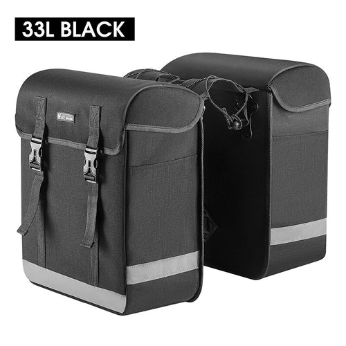 Load image into Gallery viewer, 33L Large Capacity Cycling Pannier Double Side Bike Trunk Bag MTB Road Bicycle Travel Luggage Carrier Pack Bag
