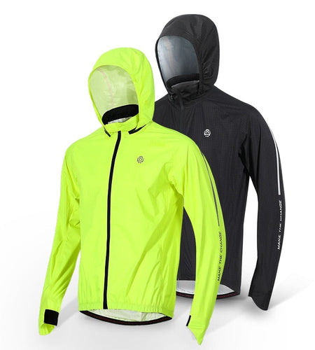 Waterproof Windproof Men Cycling Jacket MTB Bicycle Jacket Reflective Sport Raincoat Windbreaker Long Sleeve Jersey