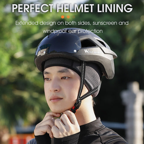 Load image into Gallery viewer, Knitted Hat Cycling Cap Windproof Ear Protection MTB Bike Running Motorcycle Bicycle Helmet Liner Sport Skull Cap
