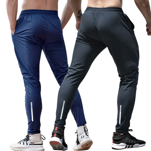 Load image into Gallery viewer, Men Sport Trousers with Pockets Running Workout Pants Quick Dry Training Jogger Sweatpants High Quality Fitness Bottoms
