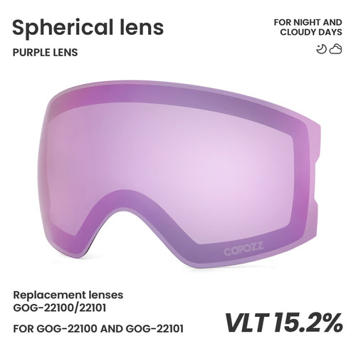 Load image into Gallery viewer, 22101 and 22100 Ski Goggles Magnetic Replacement Lenses Spherical lens and Cylindrical lens
