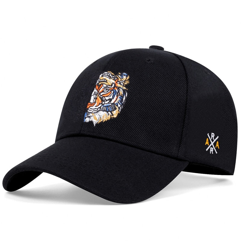 Baseball Cap For Men And Women Fashion Tiger Head Embroidery Snapback Hat Hip Hop Caps Summer Visors Sun Cap