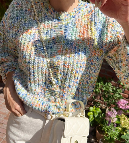 Rainbow Women Cardigan Sweater Fashion Button Fall Knitted Short Jacket Thick Casual O Neck Soft Ladies Jumper Coats