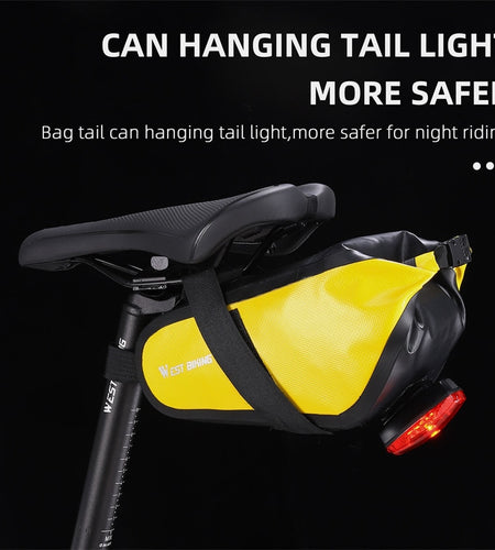 Waterproof Bicycle Saddle Bag MTB Road Bike Shockproof Cycling Tools Pannier Seatpost Basket Bag Bike Accessories