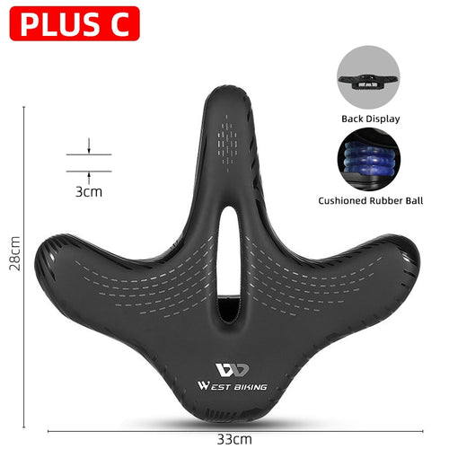 Load image into Gallery viewer, Ergonomic Bicycle Saddle Long Distance Cycling Widen Thicken Cushion MTB Touring Bike Saddle Comfortable E-Bike Seat
