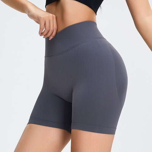 Load image into Gallery viewer, Seamless Biker Shorts Fitness Push Up Booty Shorts Spandex Solid Color High Waist Yoga Leggings Gym Clothing For Women
