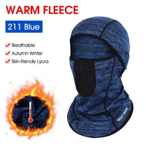 Load image into Gallery viewer, Winter Cycling Balaclava Motorcycle Helmet Liner Fleece Hat Ski Mask Full Face Hood For Hiking Hunting Sports Caps
