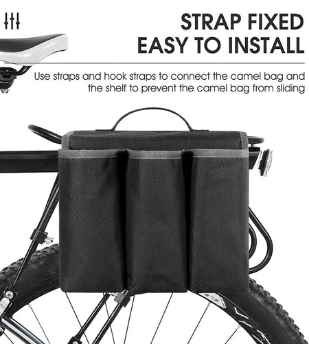 Bicycle Drink Container Bag Insulated Water Bottle Kettle Cup Holder Cycling Portable Bicycle Trunk Shelf Cooler Bag