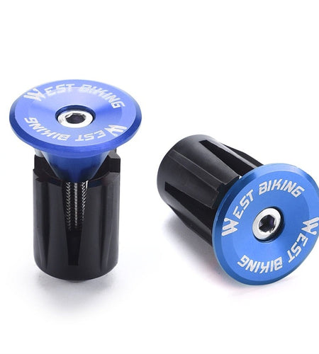 Colorful Handlebar End Plugs With Tools Alunimum Alloy Road Bike MTB Handle Bar End Cap Expansion Plugs 22-24mm