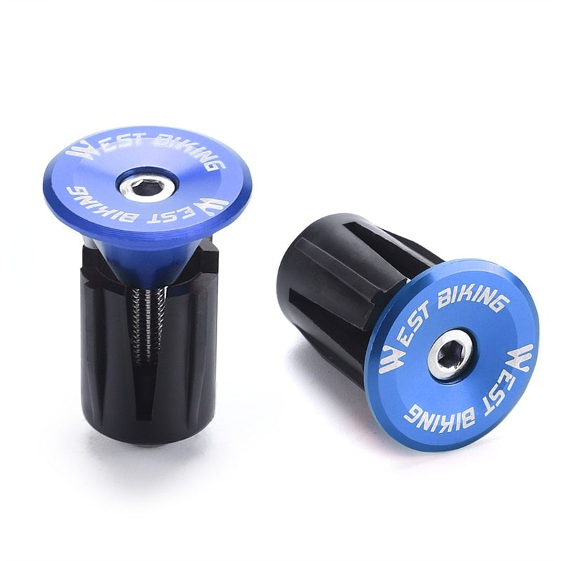 Colorful Handlebar End Plugs With Tools Alunimum Alloy Road Bike MTB Handle Bar End Cap Expansion Plugs 22-24mm