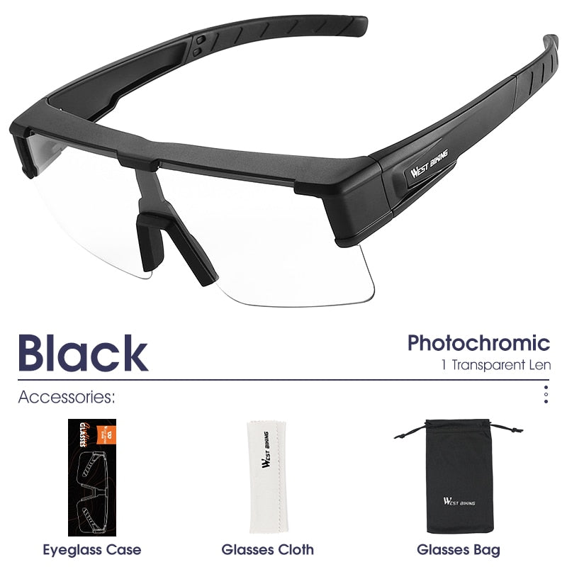 Polarized Myopic Driving Sunglasses Unisex Photochromic Cycling Glasses Combined Eyewear UV400 Fishing Bike Goggles