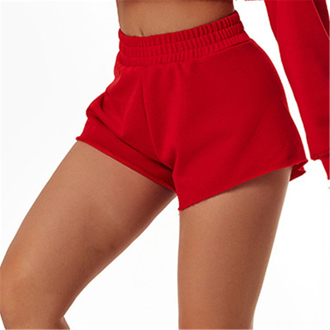 S - XL 5 Colors Fashion Women Yoga Shorts Gym Running Casual Sports Shorts High Waist Shorts Breathable Fitness Clothing A078S