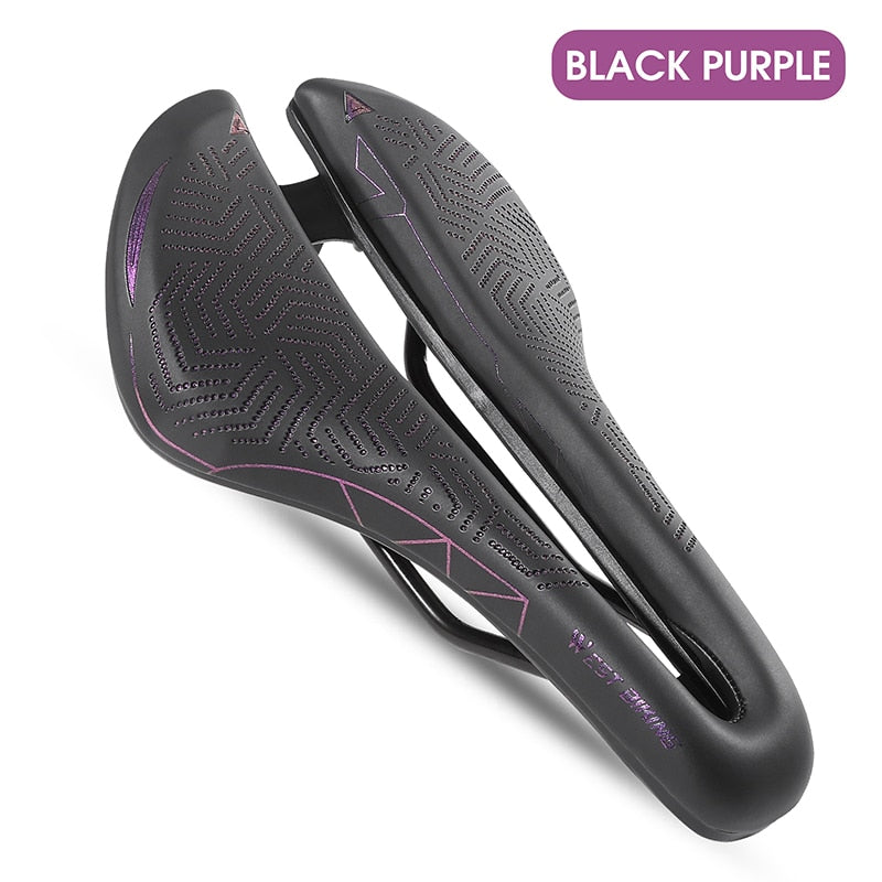 MTB Road Bike Saddle Hollow Soft Comfortable Breathable Seat With Warning Taillight USB Road Bicycle Cycling Saddles