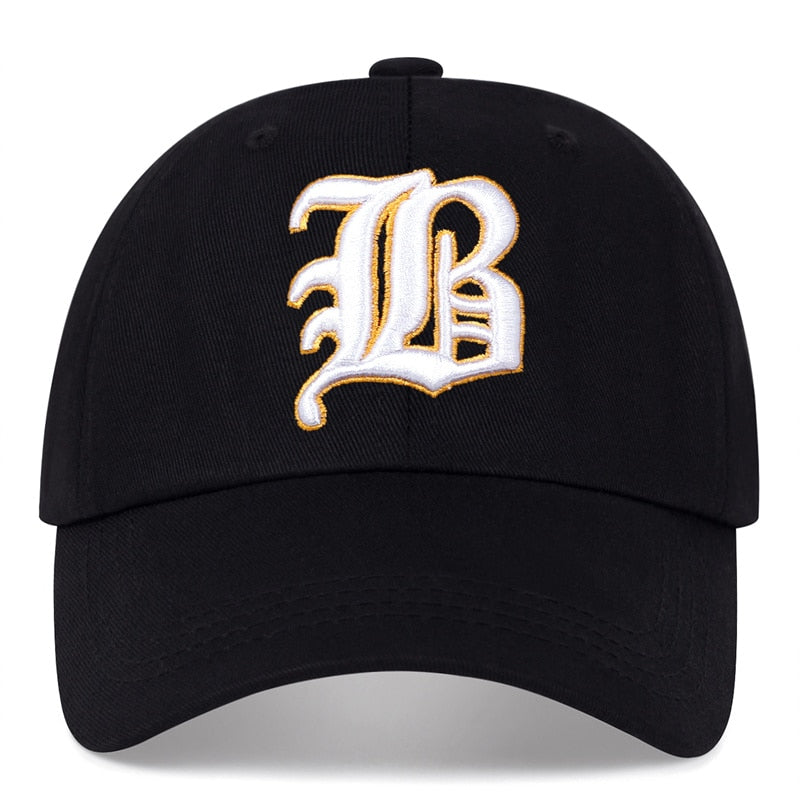 Baseball Cap Cotton Snapback Hat Sun hat Spring Summer B Letter embroidery Dad Hats Hip Hop Tiger Caps For Men Women