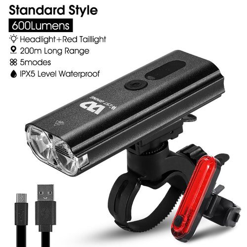 Load image into Gallery viewer, 5200mAh 1200LM Bike Light 3 LED Battery Display USB Rechargeable Headlight Waterproof Cycling Front Lamp Power Bank
