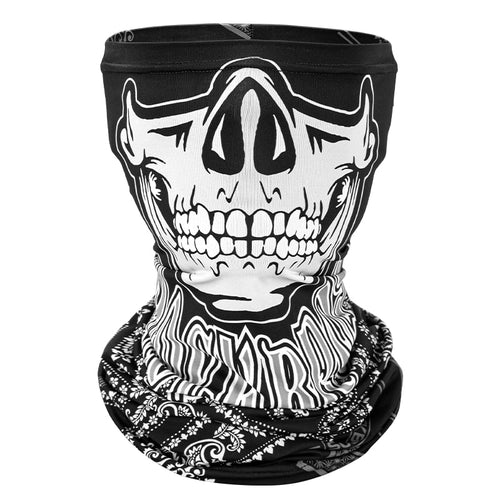 Load image into Gallery viewer, Full Face Mask Skull Print Scarf Bike Sun UV Protection Mask Helmet Cosplay Scarf Headband Balaclava Outdoor Scarf
