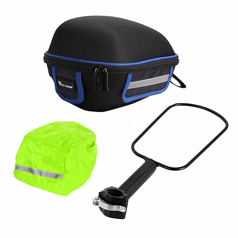 Bike Rear Rack Bag With Waterproof Rain Cover Quick Release Bicycle Trunk Bag For MTB Cruisers Bike Cycling Travel