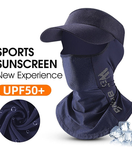 Summer Cycling Cap Anti-UV Full Face Cover Breathable Sport MTB Bike Motorcycle Balaclava Bicycle Helmet Liner Caps