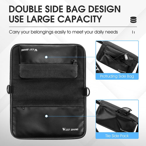 Load image into Gallery viewer, Bicycle Frame Bag Multifunctional Shoulder Bag MTB Mountain Road Bike Repair Tools Pannier Cycling Phone Storage Bag
