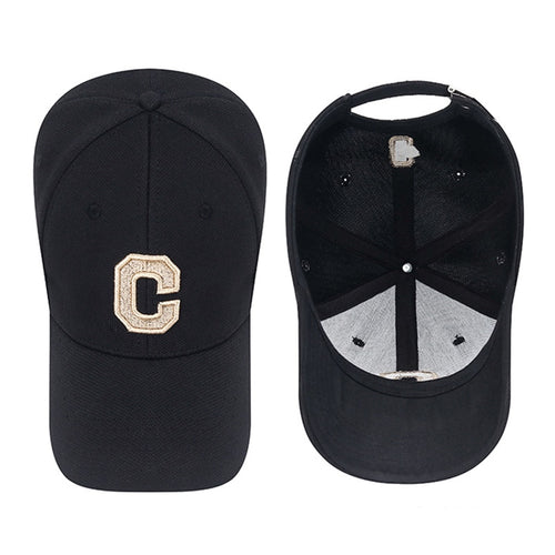 Load image into Gallery viewer, Fashion Women&#39;s Cap Kpop Men&#39;s Baseball Caps Hip Hop Embroidery Letter Dad Hat Stretch Summer Sun Female Snapback
