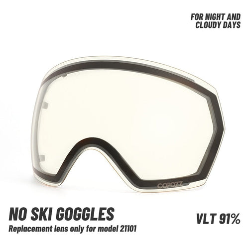 Load image into Gallery viewer, 21101 Ski Goggles Replacement Lenses Double Layers Anti-fog UV400 Protection Ski Eyewear Glasses
