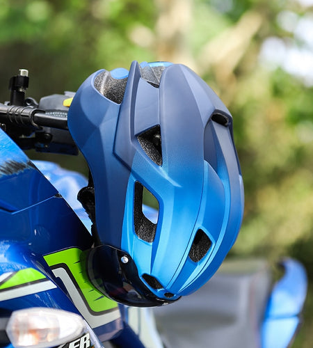 Cycling Helmet With Taillight Goggles Sun Visor Lens Men Women Safety EPS MTB Road Bike Motorcycle Bicycle Helmet