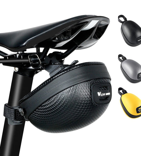 Mini Portable Bike Saddle Bag Waterproof Hard Shell MTB Road Bicycle Under Seat Bag Cycling Seatpost Panniers