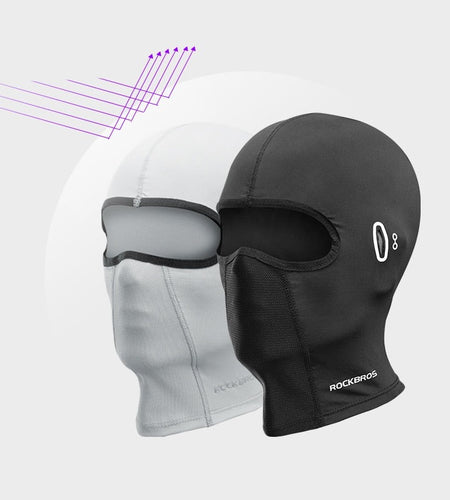 Bike Mask For The Face Summer Breathable Sun UV Protection Balaclava Glasses Hole Men Women Quick-Drying Mask Reusable