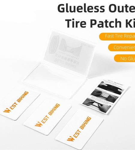 3Pcs/Pack Glueless Bike Tire Repair Kit MTB Road Bike Tubeless Tire Puncture Repair Kit Cycling Fast Tyre Patch