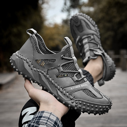 Load image into Gallery viewer, Men&#39;s Summer Casual Shoes Fashion Breathable Walking Shoes Non-slip Boat Shoes Rubber Flat Men&#39;s Shoes Outdoor Wading Sneakers
