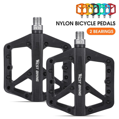 Load image into Gallery viewer, Ultralight Nylon Bicycle Pedals 2 Sealed Bearings MTB Road BMX Pedals Non-Slip Waterproof Bike Pedals Accessories
