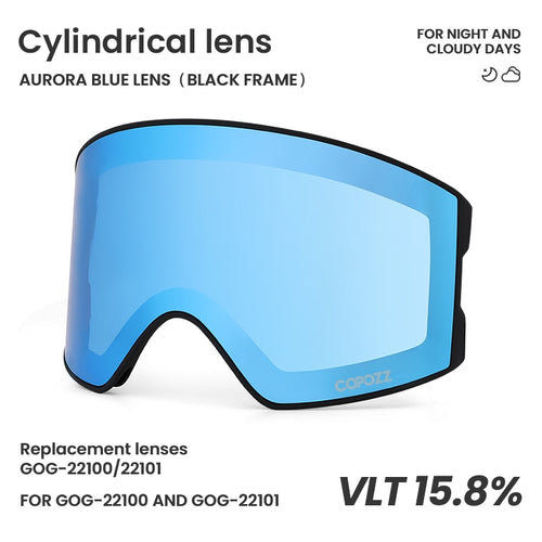 Load image into Gallery viewer, 22101 and 22100 Ski Goggles Magnetic Replacement Lenses Spherical lens and Cylindrical lens
