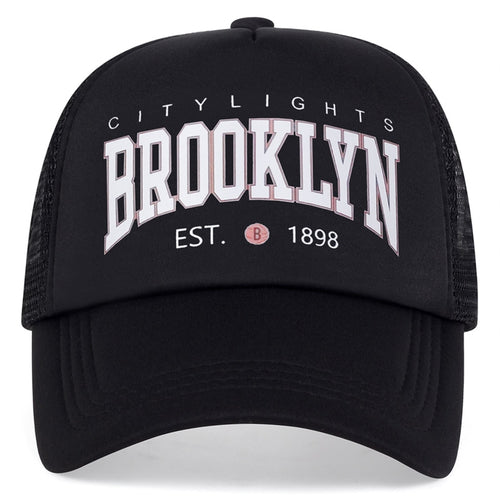 Load image into Gallery viewer, Brooklyn Women&#39;s Cap For Male Men&#39;s Baseball Cap Top Kpop Sports truck caap hats
