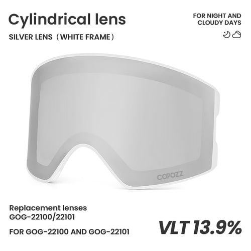 Load image into Gallery viewer, 22101 and 22100 Ski Goggles Magnetic Replacement Lenses Spherical lens and Cylindrical lens
