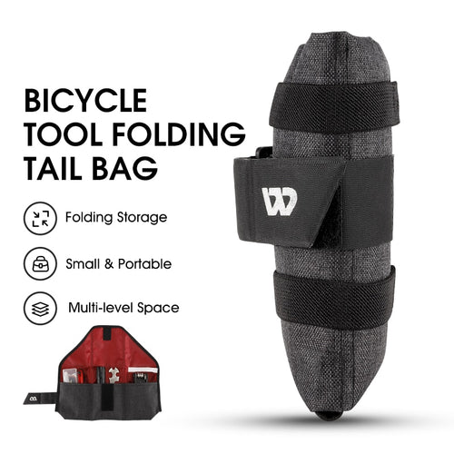 Load image into Gallery viewer, Portable Bicycle Tool Kit Storage Bag Durable Top Tube Frame Saddle Bag MTB Road Burrito Pack Cycling Accessories
