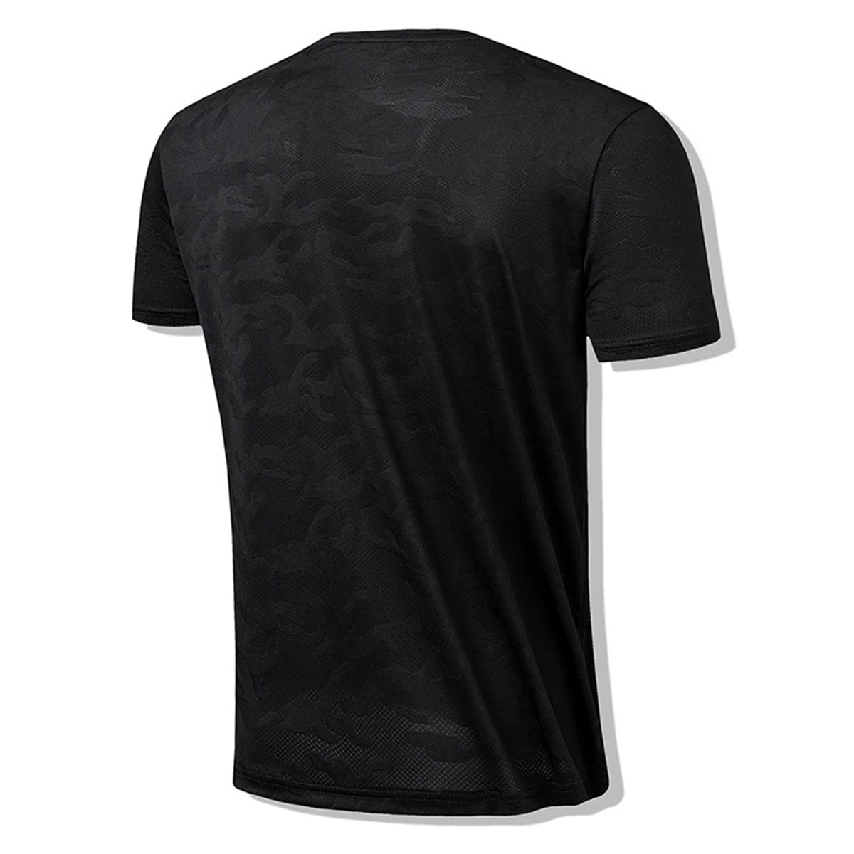 Summer Fitness Training T-shirt Men Casual Short Sleeve Shirt Male Gym Bodybuilding Tees Tops Running Sport Quick Dry Clothing