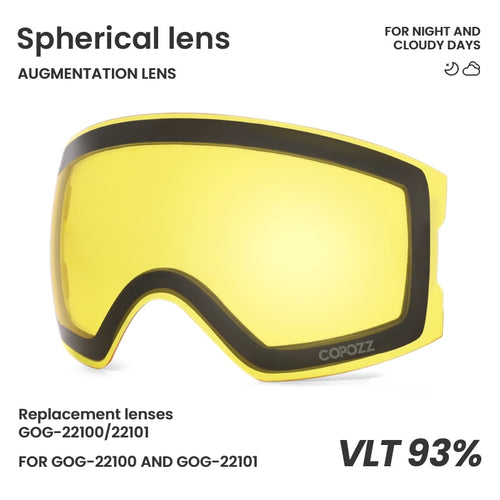 Load image into Gallery viewer, 22101 and 22100 Ski Goggles Magnetic Replacement Lenses Spherical lens and Cylindrical lens
