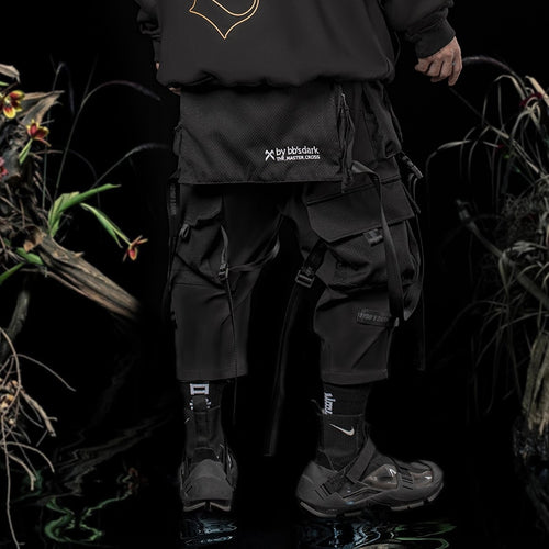 Load image into Gallery viewer, Multi Pockets Cargo Pants Men Hip Hop Streetwear Tactical Function Trouser Techwear  Harajuku Joggers Men
