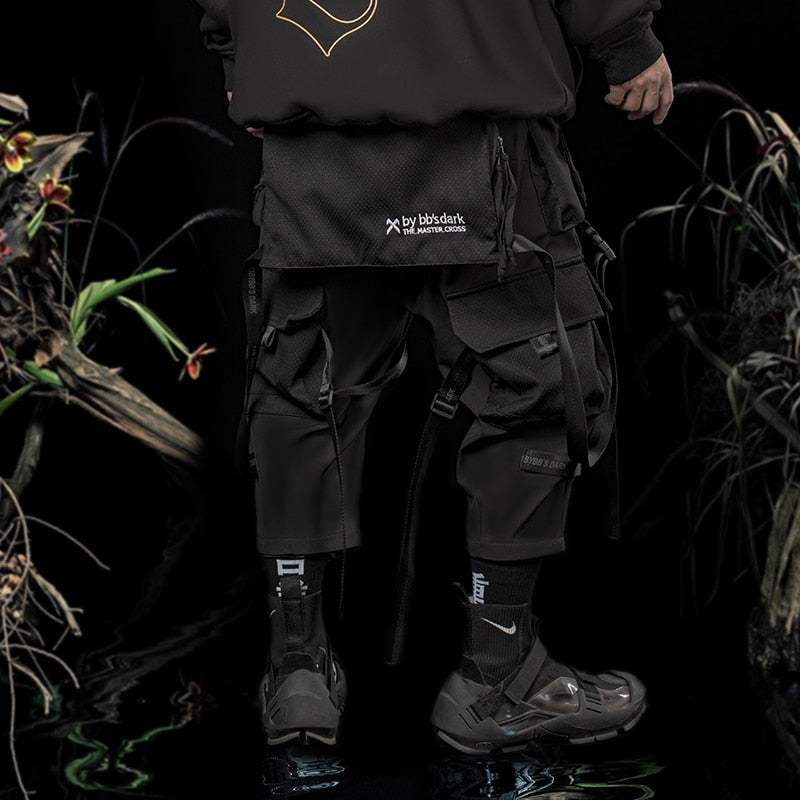Multi Pockets Cargo Pants Men Hip Hop Streetwear Tactical Function Trouser Techwear  Harajuku Joggers Men