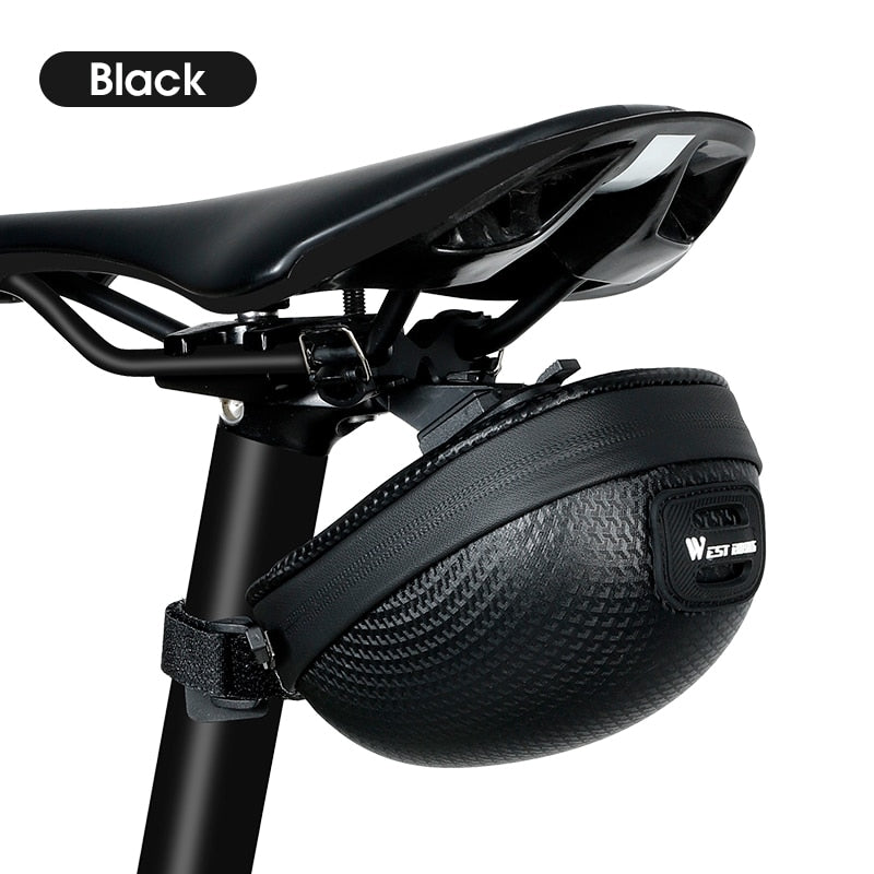 Mini Portable Bike Saddle Bag Waterproof Hard Shell MTB Road Bicycle Under Seat Bag Cycling Seatpost Panniers
