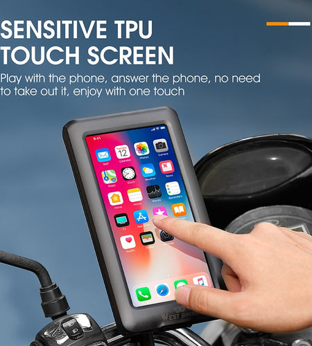 Bike Phone Holder Adjustable Rotatable Waterproof 7.0 inch Mobile Phone Support Motorcycle Bicycle Cycling Mount