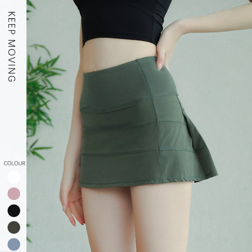 Load image into Gallery viewer, Cloud Hide Pockets Yoga Skirts Sexy High Waist Athletic Quick Dry Women Casual Sports Gym Tennis Golf Running Pleated Skort
