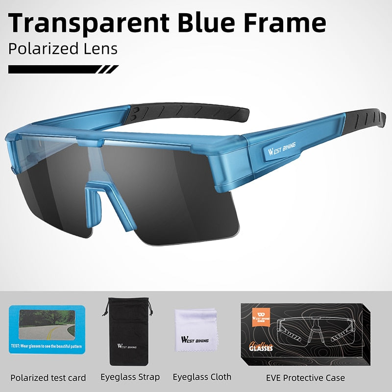 Myopic Polarized Square Sunglasses Men Photochromic Cycling Glasses Night Driving Fishing Eyewear Bicycle Goggles