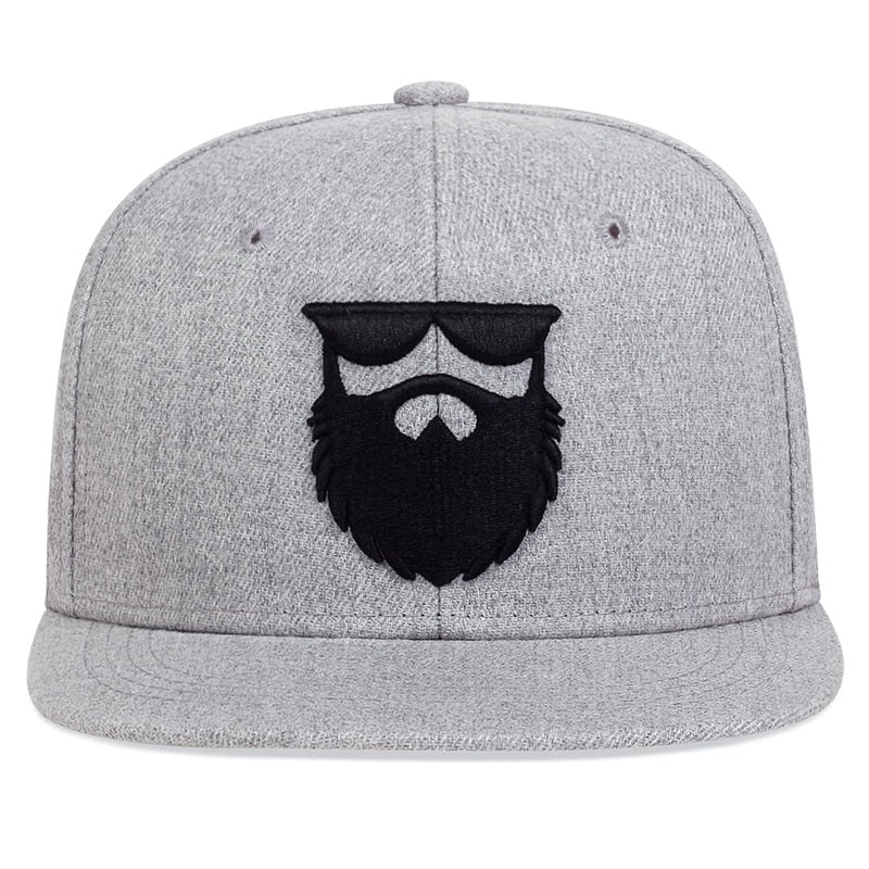 Fashion Men Women Cotton Snapback Hat Hip Hop Baseball Cap Beard Old men embroidery Trucker Caps Adjustable Outdoor leisure Hats