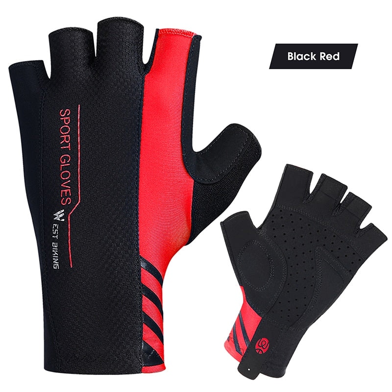 Summer Cycling Gloves Half Finger Men Women Sport Bicycle Gloves Road MTB Breathable Anti-slip Racing Bike Gloves